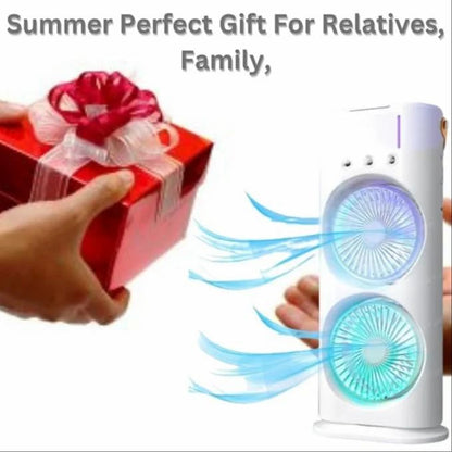 Plastic Double-ended Spray Fan, For Air Cooling, White