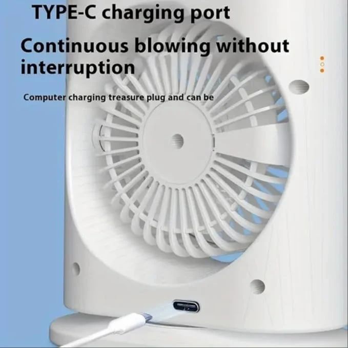Plastic Double-ended Spray Fan, For Air Cooling, White