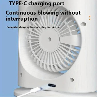 Plastic Double-ended Spray Fan, For Air Cooling, White