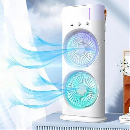 Plastic Double-ended Spray Fan, For Air Cooling, White